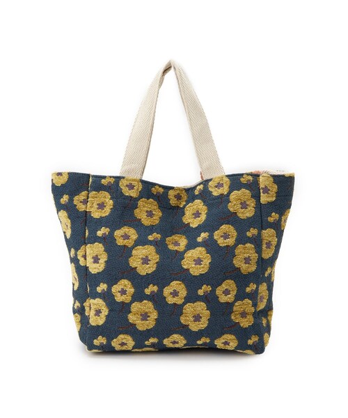 SHOO・LA・RUE(シューラルー)の「インド製ジャカードランチトートバッグ(トートバッグ・レディース・ベージュ系3/ライトグレー系3/グリーン系その他5/ブラック系3/ベージュ系その他6・00)」の11枚目の写真