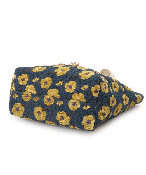 SHOO・LA・RUE(シューラルー)の「インド製ジャカードランチトートバッグ(トートバッグ・レディース・ベージュ系3/ライトグレー系3/グリーン系その他5/ブラック系3/ベージュ系その他6・00)」の12枚目の写真