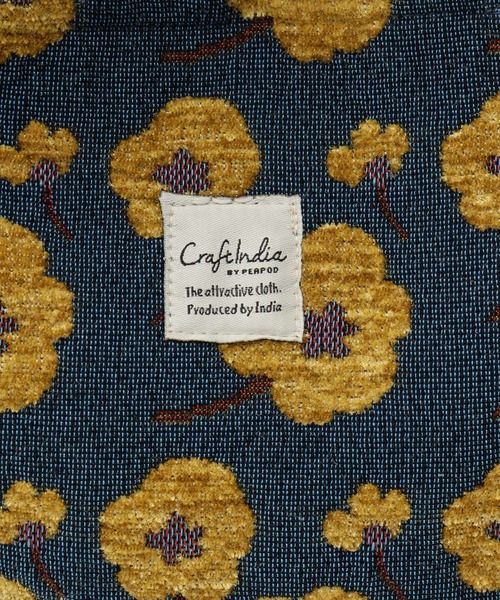 SHOO・LA・RUE(シューラルー)の「インド製ジャカードランチトートバッグ(トートバッグ・レディース・ベージュ系3/ライトグレー系3/グリーン系その他5/ブラック系3/ベージュ系その他6・00)」の6枚目の写真