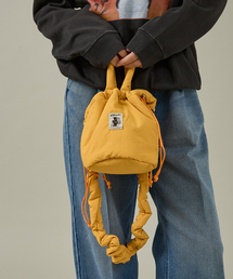 【COBMASTER/コブマスター】PADDED-MUFFIN DRAWSTRING SHOULDERBAG/パデットバッグ/ドロスト/ユニセックス【WEB限定】