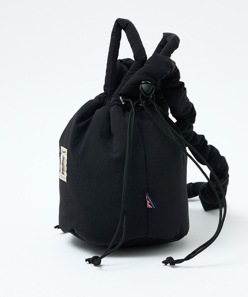 COBMASTER（コブマスター）の「【COBMASTER/コブマスター】PADDED-MUFFIN DRAWSTRING SHOULDERBAG/パデットバッグ/ドロスト/ユニセックス【WEB限定】（ショルダーバッグ・メンズ・ブラック/ライトベージュ/イエロー/オレンジ/ブルー・フリー）」の22枚目の写真