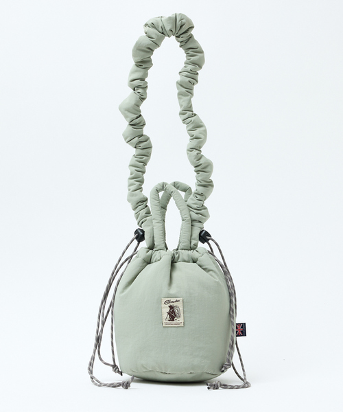 COBMASTER（コブマスター）の「【COBMASTER/コブマスター】PADDED-MUFFIN DRAWSTRING SHOULDERBAG/パデットバッグ/ドロスト/ユニセックス【WEB限定】（ショルダーバッグ・メンズ・ブラック/ライトベージュ/イエロー/オレンジ/ブルー・フリー）」の17枚目の写真