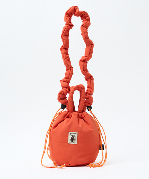 COBMASTER（コブマスター）の「【COBMASTER/コブマスター】PADDED-MUFFIN DRAWSTRING SHOULDERBAG/パデットバッグ/ドロスト/ユニセックス【WEB限定】（ショルダーバッグ・メンズ・ブラック/ライトベージュ/イエロー/オレンジ/ブルー・フリー）」の8枚目の写真