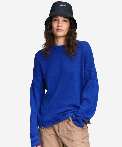 エーグル（AIGLE）/メリノウール カシミアセーター セール】メリノウール カシミアセーター（ニット/セーター）｜AIGLE