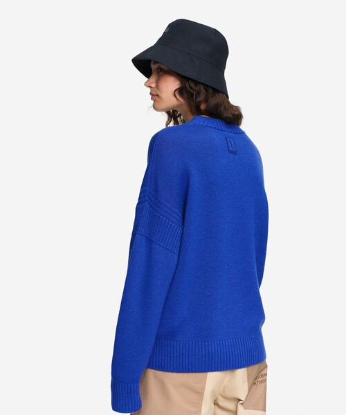 AIGLE(エーグル)の「メリノウール カシミアセーター(ニット/セーター・レディース・ブラック/バイオレット/ブルー・S/XS/L/M)」の6枚目の写真