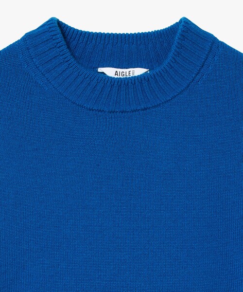 AIGLE(エーグル)の「メリノウール カシミアセーター(ニット/セーター・レディース・ブラック/バイオレット/ブルー・S/XS/L/M)」の10枚目の写真