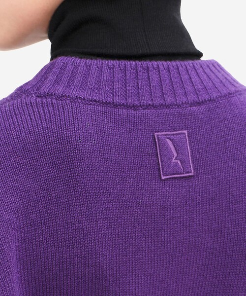 AIGLE(エーグル)の「メリノウール カシミアセーター(ニット/セーター・レディース・ブラック/バイオレット/ブルー・S/XS/L/M)」の18枚目の写真