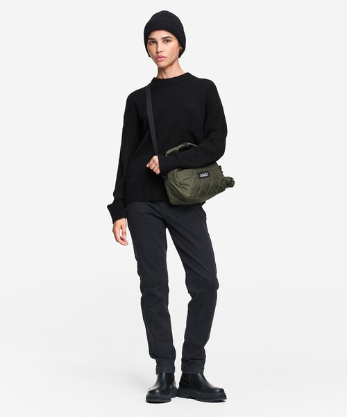 AIGLE(エーグル)の「メリノウール カシミアセーター(ニット/セーター・レディース・ブラック/バイオレット/ブルー・S/XS/L/M)」の20枚目の写真