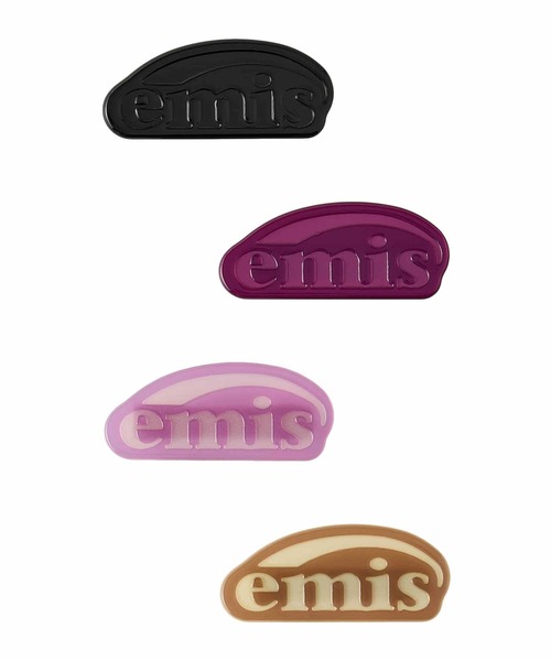 EMIS(イミス)の「LOGO MINI HAIR CLIP(バレッタ/ヘアクリップ・レディース・ブラック/ピンク/バーガンディー/ベージュ・FREE)」の5枚目の写真