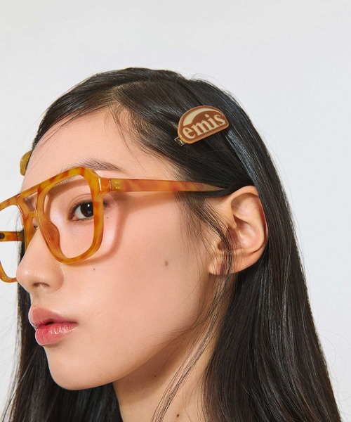 EMIS(イミス)の「LOGO MINI HAIR CLIP(バレッタ/ヘアクリップ・レディース・ブラック/ピンク/バーガンディー/ベージュ・FREE)」の6枚目の写真