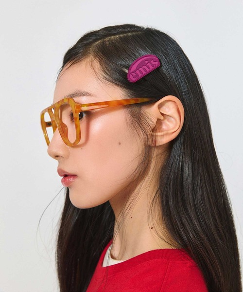 EMIS(イミス)の「LOGO MINI HAIR CLIP(バレッタ/ヘアクリップ・レディース・ブラック/ピンク/バーガンディー/ベージュ・FREE)」の12枚目の写真