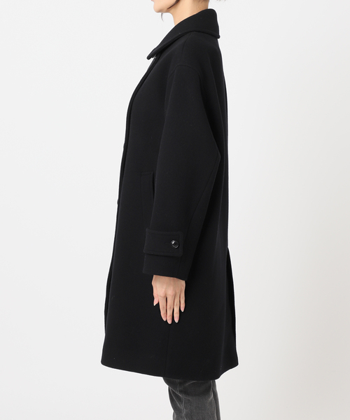 セール】《追加》ピュアラムロングコクーンコート（ピーコート