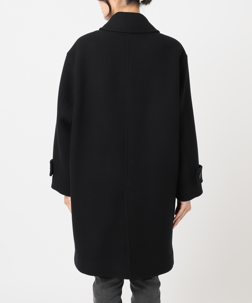 セール】《追加》ピュアラムロングコクーンコート（ピーコート