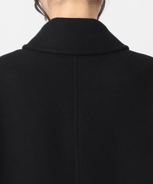 セール】《追加》ピュアラムロングコクーンコート（ピーコート