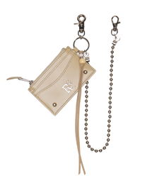 RSSC（アールエスエスシー）の「RIVET KEYCHAIN CARD HOLDER - BEIGE（札入れ/マネークリップ）」