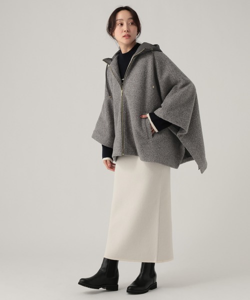 セール】カーリーシャギーポンチョ/632315（ポンチョ）｜Elura