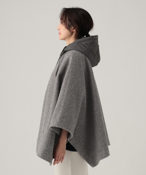 セール】カーリーシャギーポンチョ/632315（ポンチョ）｜Elura