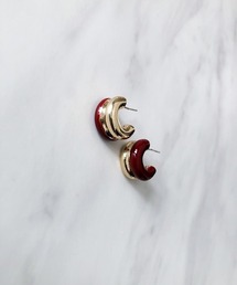 TIMELESS&THREE（タイムレスアンドスリー）の「バイカラーメタルフープピアス（ピアス（両耳用））」