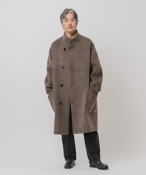 EDIFICE（エディフィス）の「E. トリプルパイル ローブ コート（その他アウター・メンズ・ブラウン/ダークグリーン/ブラック・LARGE/MEDIUM/SMALL）」の4枚目の写真