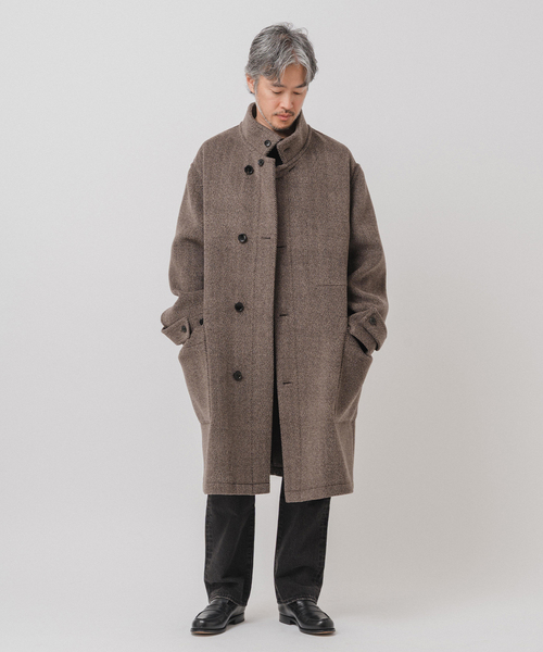 EDIFICE（エディフィス）の「E. トリプルパイル ローブ コート（その他アウター・メンズ・ブラウン/ダークグリーン/ブラック・LARGE/MEDIUM/SMALL）」の5枚目の写真