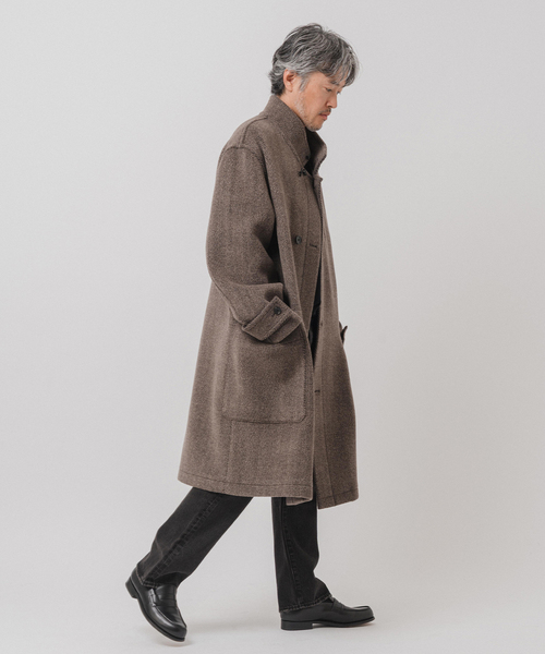 EDIFICE（エディフィス）の「E. トリプルパイル ローブ コート（その他アウター・メンズ・ブラウン/ダークグリーン/ブラック・LARGE/MEDIUM/SMALL）」の6枚目の写真