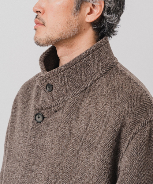 EDIFICE（エディフィス）の「E. トリプルパイル ローブ コート（その他アウター・メンズ・ブラウン/ダークグリーン/ブラック・LARGE/MEDIUM/SMALL）」の12枚目の写真