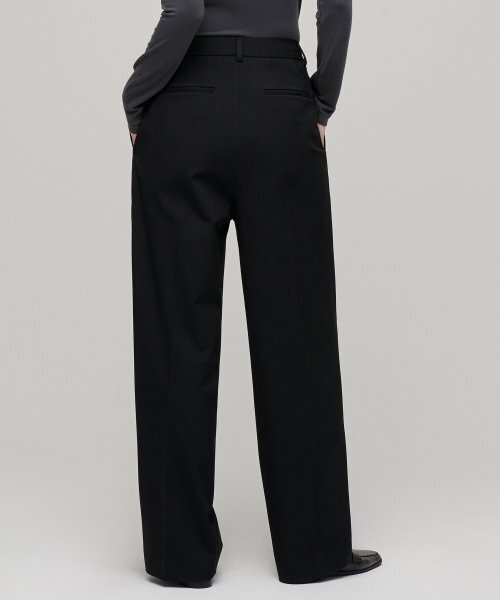MUSINSA STANDARD WOMAN（ムシンサスタンダードウーマン）の「ウィメンズスリータックセミバルーンスラックス[ブラック]（スラックス・レディース・その他・30/31/24/25/26/27/28）」の2枚目の写真