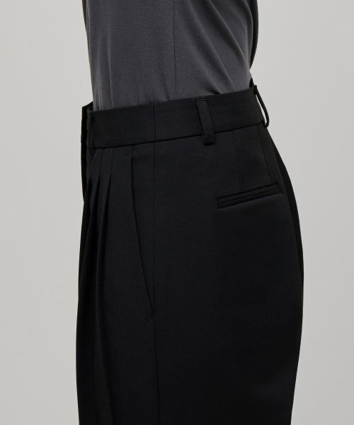 MUSINSA STANDARD WOMAN（ムシンサスタンダードウーマン）の「ウィメンズスリータックセミバルーンスラックス[ブラック]（スラックス・レディース・その他・30/31/24/25/26/27/28）」の5枚目の写真
