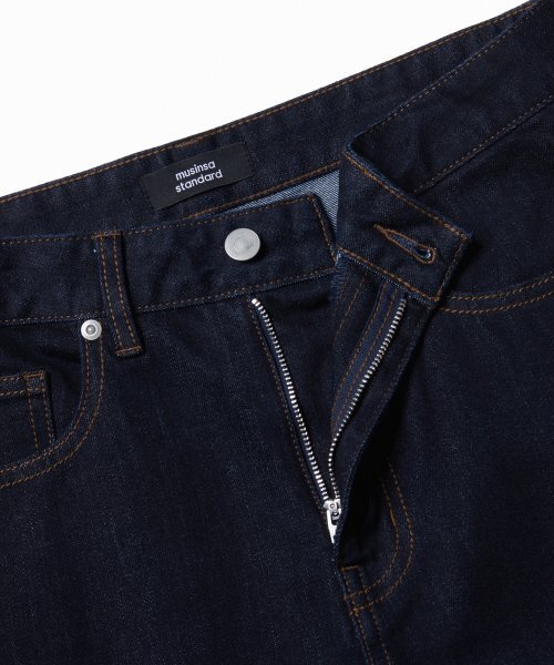 MUSINSA STANDARD（ムシンサスタンダード）の「[クールタンダード] レギュラーフィットデニムパンツ [ディープインディゴ]（デニムパンツ・メンズ・その他・40/38/42/36/34/32/30/31/33/26/27/28/29）」の5枚目の写真