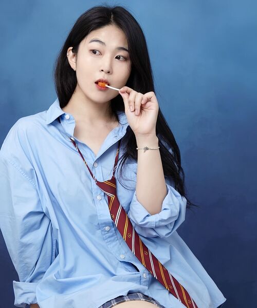 MUSINSA STANDARD（ムシンサスタンダード）の「オーバーサイズポプリンシャツ[ソックスブルー]（シャツ/ブラウス・メンズ・その他・XX-LARGE/LARGE/MEDIUM/SMALL/X-LARGE）」の8枚目の写真