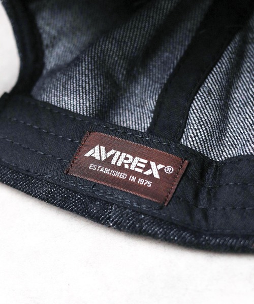 AVIREX（アヴィレックス）の「●AVIREX●US NAVY CAP（キャップ・メンズ・ブラック/サックスブルー/インディゴブルー・FREE）」の8枚目の写真