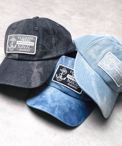 AVIREX（アヴィレックス）の「●AVIREX●US NAVY CAP（キャップ・メンズ・ブラック/サックスブルー/インディゴブルー・FREE）」の9枚目の写真