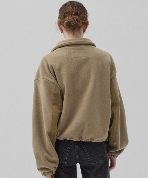 PUBLIC TOKYO(パブリックトウキョウ)の「コンビハーフジッププルオーバー(パーカー・レディース・カーキ/ネイビー・FREE)」の6枚目の写真