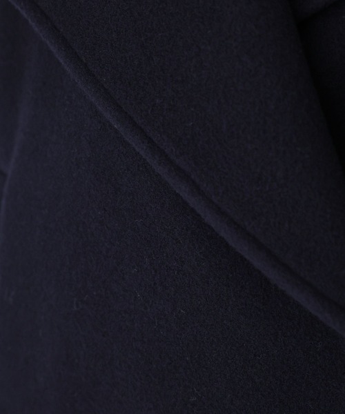 BABYLONE(バビロン)の「モッサショートコート(ピーコート・レディース・ネイビー/サックスブルー/クリーム・フリー)」の7枚目の写真