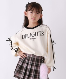 repipi armario（レピピ アルマリオ）の「【10C REPIPI】【裏起毛】レースキリカエスウェット（スウェット・キッズ）」