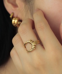 bonu.（ボヌ）の「【サージカルステンレス】ロープリング（リング）」