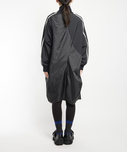 gomme（ゴム）の「ハイネックタフタワンピース（ワンピース・レディース・ブラック/チャコールグレー・MEDIUM）」の22枚目の写真