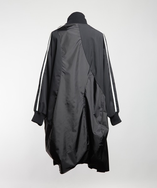 gomme（ゴム）の「ハイネックタフタワンピース（ワンピース・レディース・ブラック/チャコールグレー・MEDIUM）」の10枚目の写真