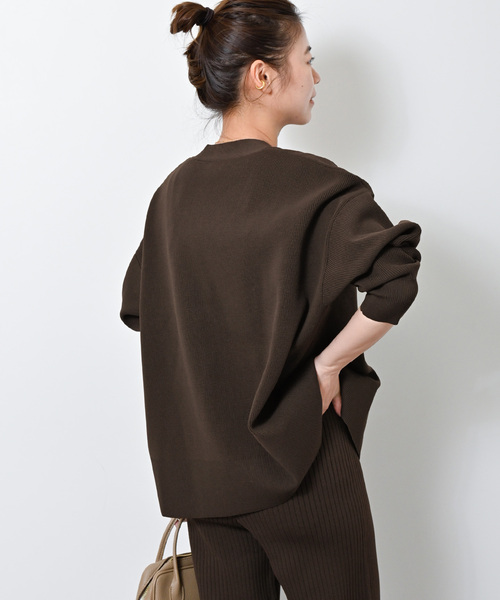 JOURNAL STANDARD relume(ジャーナルスタンダード レリューム)の「《WEB限定追加2》ウォッシャブルストレッチニットVネックカーディガン(カーディガン/ボレロ・レディース・ライトグレー/ブラウン・FREE)」の21枚目の写真