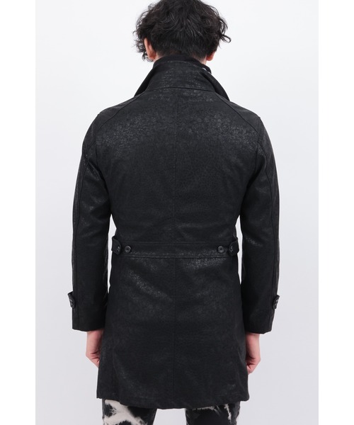 TORNADO MART（トルネードマート）の「ｲｸﾗﾌﾟｽｸﾗｯｼｭﾌｫｲﾙｺｰﾄ（トレンチコート・メンズ・ブラック・LL/M/L/XXL）」の9枚目の写真