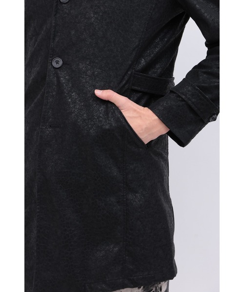 TORNADO MART（トルネードマート）の「ｲｸﾗﾌﾟｽｸﾗｯｼｭﾌｫｲﾙｺｰﾄ（トレンチコート・メンズ・ブラック・LL/M/L/XXL）」の12枚目の写真