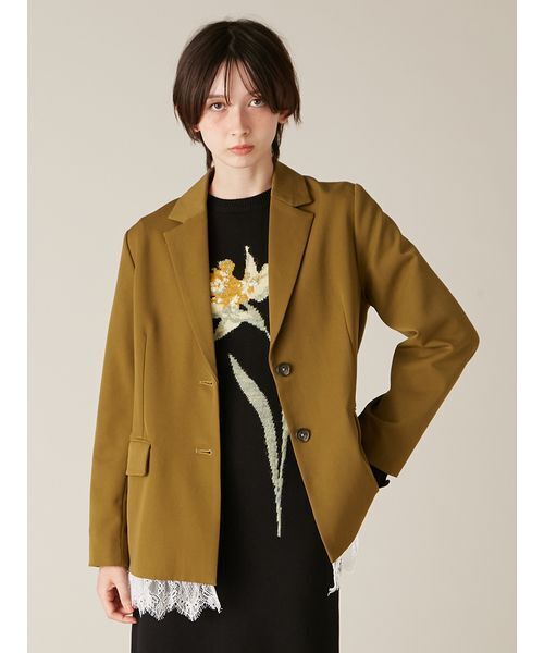 LILY BROWN(リリーブラウン)の「2wayヴィンテージライクレースジャケット(その他アウター・レディース・チェック/ネイビー/オリーブ・F)」の17枚目の写真