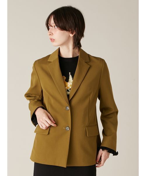 LILY BROWN(リリーブラウン)の「2wayヴィンテージライクレースジャケット(その他アウター・レディース・チェック/ネイビー/オリーブ・F)」の18枚目の写真