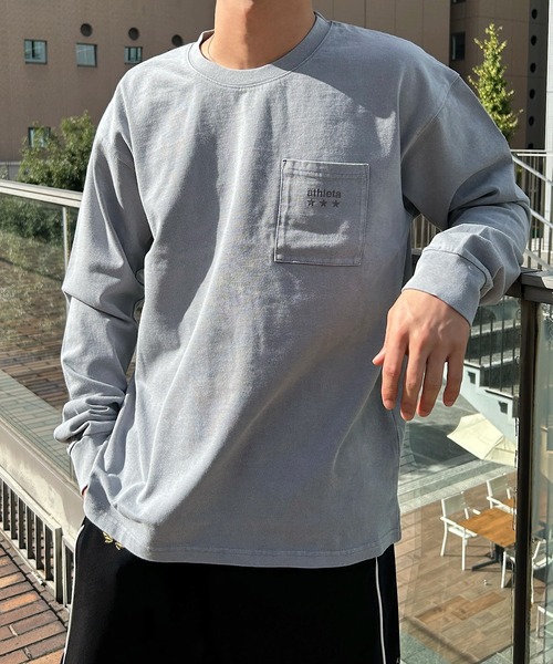 ATHLETA（アスレタ）の「［ athleta ］ピグメントウォッシュロングスリーブプリントTシャツ（Tシャツ/カットソー・レディース・グレー/グレイッシュベージュ/ブラック・M/L）」の20枚目の写真