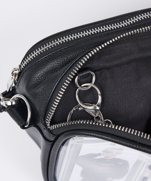 LOWELL things（ロウェル　シングス）の「【推し活】オシゴト/マルチポーチバッグ/ぬいポーチ/ハンドル付き/推し活ポーチ（トートバッグ・レディース・ブラック/オフホワイト・フリー）」の22枚目の写真