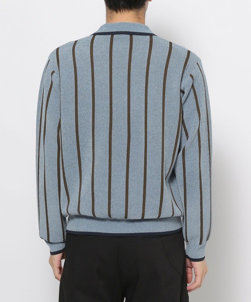 HARE（ハレ）の「ラインゲームシャツニットプルオーバー(HARE)（ニット/セーター・メンズ・ブラック/ブルー・FREE）」の18枚目の写真