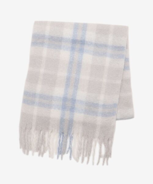 MAJESTIC LEGON（マジェスティックレゴン）の「アソートブークレストール（ストール/ショール・レディース・アイボリー/ベージュ系その他2/ベージュ/ピンク/グレー系その他/グレー・FREE）」の14枚目の写真