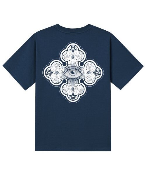 KAN6312(カン6312)の「KTN0122 イリュナミティ 半袖Tシャツ - ネイビー(Tシャツ/カットソー・メンズ・その他・LARGE/MEDIUM/SMALL/X-LARGE)」の1枚目の写真