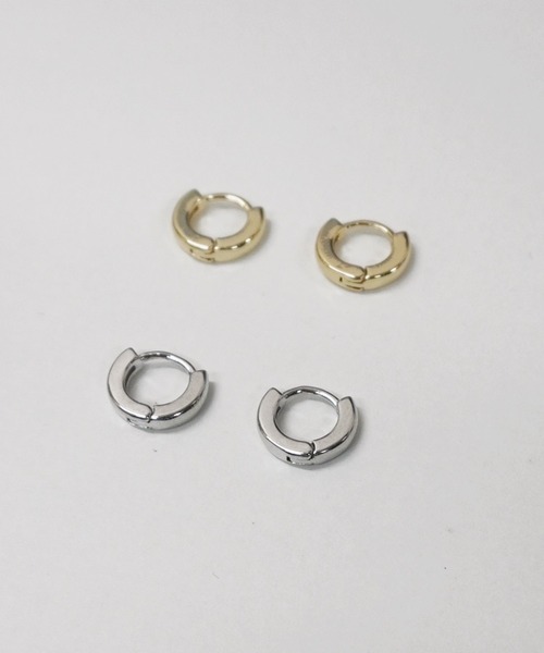 tunee(チュニー)の「【446639-1】シンプルミニフープリングピアス(RZ)(ピアス(両耳用)・レディース・ゴールド/シルバー・XS)」の8枚目の写真