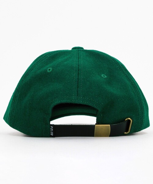 POLeR（ポーラー）の「POLeR/ポーラー WOOL EMB BASEBALL CAP ウール ベースボールキャップ（キャップ・メンズ・グリーン/ネイビー/ブラック・ONE SIZE）」の5枚目の写真
